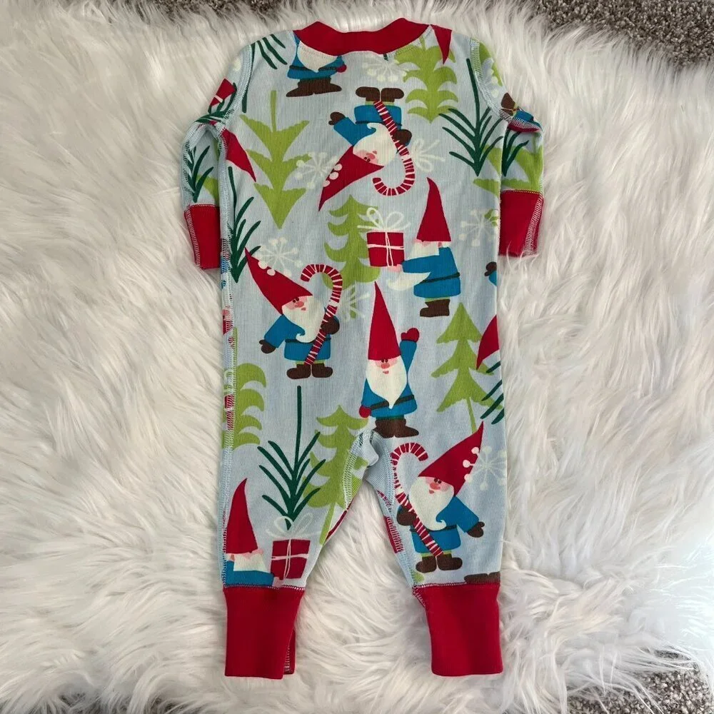 Hanna Andersson Christmas Night Night Sleeper In Organic Cotton Baby 0-6 Months